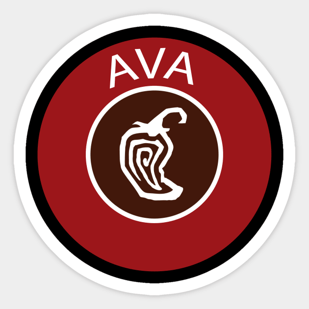 Made for Ava Sticker by erinmizedesigns